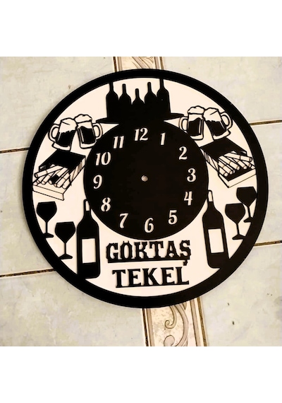 Mrchediyesepeti Duvar Saatleri Kişiye Özel Tasarım Şık Ve Kaliteli No817 Çok Renkli
