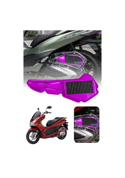Honda Pcx Uyumlu Mor Temizlenebilir Performans Hava Filtresi 2021-2026