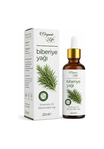 %100 Doğal Biberiye Yağı Günlük Saç Ve Cilt Bakım Rutini İçin 20 Ml