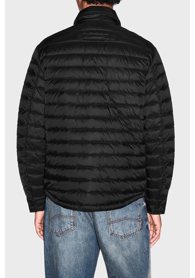 Armani Exchange Kuş Tüyü Dolgulu Klasik Yaka Kapitoneli Mont Erkek Mont Xm003317 Af16927 Uc001 Siyah