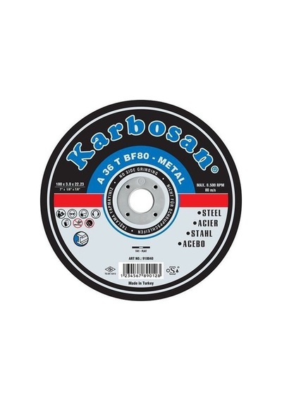 Karbosan Metal Kesici Taş 230X3X22 1  Adet