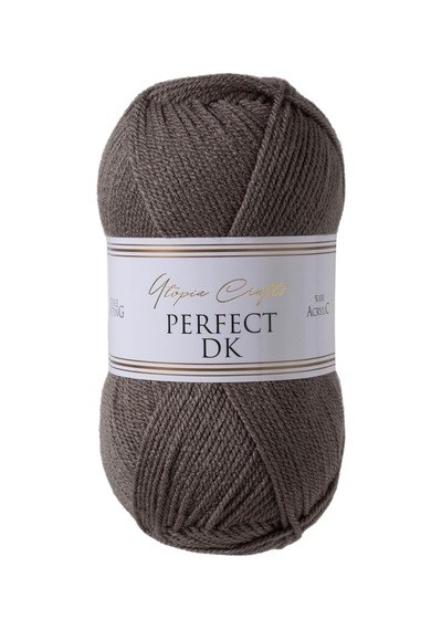 Utopia Crafts Perfect Dk %100 Akrilik Yumuşak Örgü İpi 100g 300m - Çelik Grisi