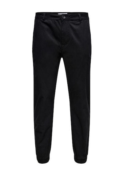 Only & Sons Onscam Aged Cuff Chino Pk 9626 Erkek Siyah Pantolon - 22019626 Siyah