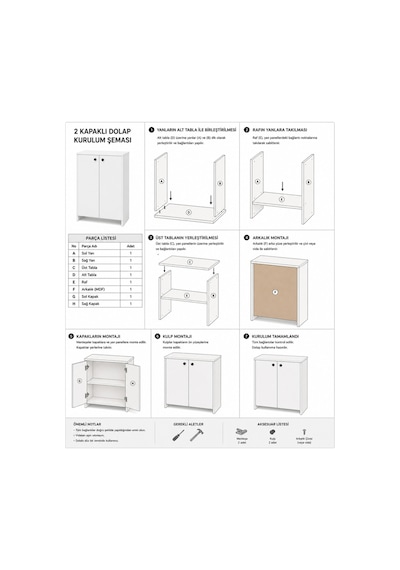 Çeltikçi Model 2 Kapaklı Çok Amaçlı Dolap Ayakkabılık Kitaplık Banyo Dolabı Mutfak Dolabı Beyaz Çeltikçi Model 2 Kapaklı Çok Amaçlı Dolap Ayakkabılık Kitaplık Banyo Dolabı Mutfak Dolabı Beyaz