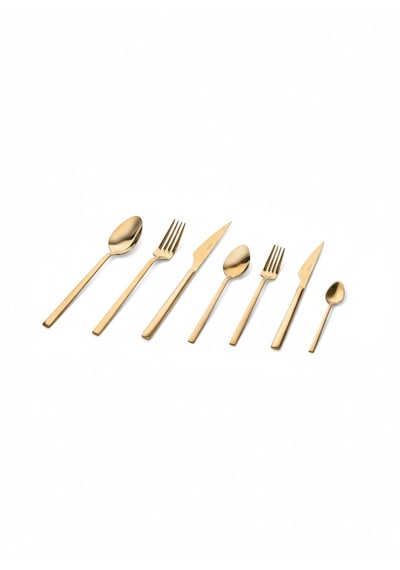 Vega 84 Parça Gold Çatal Kaşık Bıçak Seti Gold