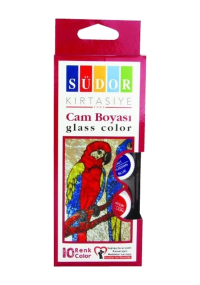 Cam Boyası 10 Renk 15 Ml Diğer