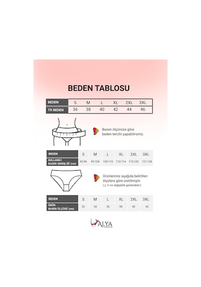 Alya Underwear Anne Kız Kombin Pamuklu Külot - Beyaz Slip İç Çamaşırı - 5'li Paket Çok Renkli-p15