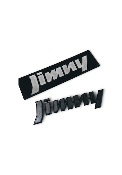 Suzuki Jimny Bagaj Yazısı Siyah 3d Plastik Abs 0