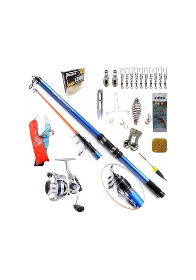 Aria 6000a Discovery Continental 420cm 50-100gr Profesyonel Surf Sazan Kıyı Olta Takımı Seti