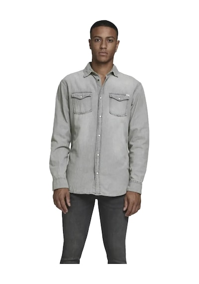Jack & Jones Jjesheridan Shirt L/s Erkek Gömlek Lacıvert