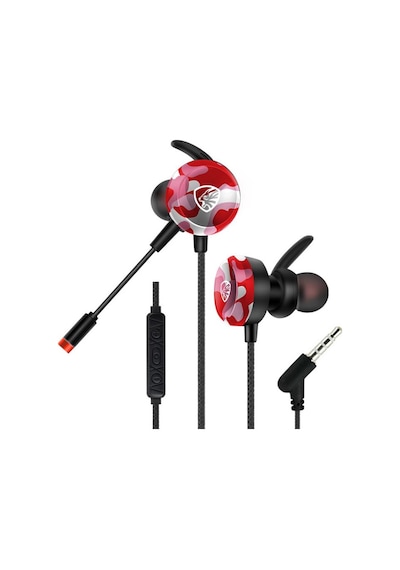 Hytech HY-GK4 Esnek Mikrofonlu Kamuflajlı Kulak İçi Oyuncu Kulaklığı