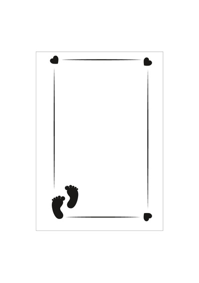 Cadence Çocuk Desen Stencil Şablon 21X30 Kcs-011