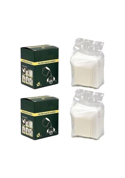 Filtre Kahve Kağıdı, 50 Adet, Beyaz 100 Çelik