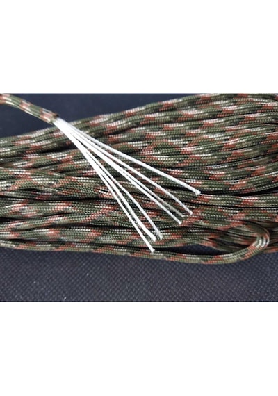 Paracord Dünyası Askeri Kamuflaj Kaliteli Paracord 7 Çekirdek Paraşüt İpi 550 4mm 5m Çok Renkli