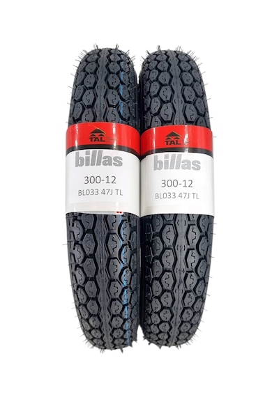 Motolux Fayton Fx33 Lastik Takımı 2'li 300-12 Bl033 Tl Dubleks