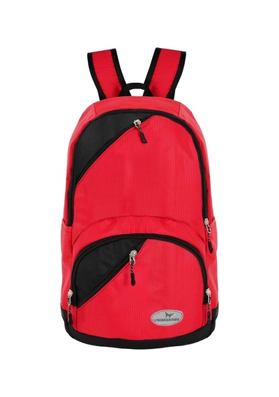 Vegmann Orion Unisex Kırmızı Günlük Okul Sırt Çantası Kırmızı - Siyah