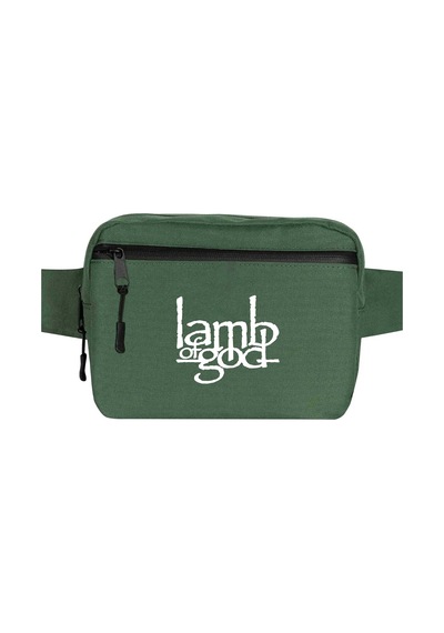 Lamb Of God Logo Yeşil Bel Çantası