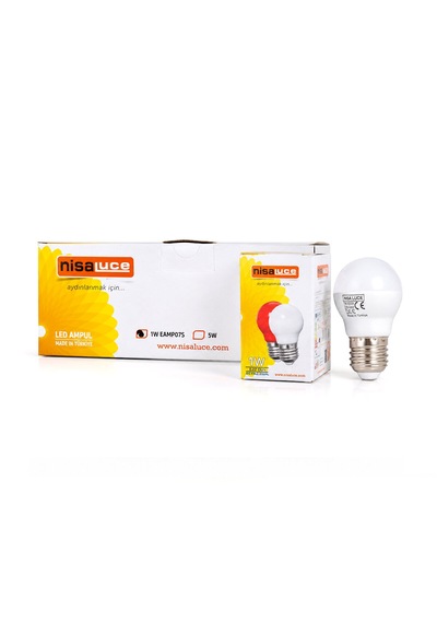 10 Adet 1w E27 Beyaz Yuvarlak Gece Lambası Led Ampul