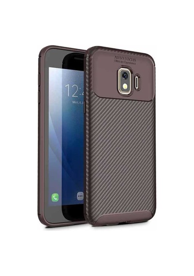 Samsung Uyumlu Galaxy J2 Core Kılıf Karbon Silikon Case