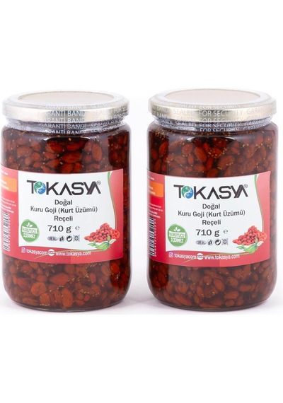 Tokasya Kuru Goji Kurt Üzümü Reçeli Kavanoz 2 x 710 G
