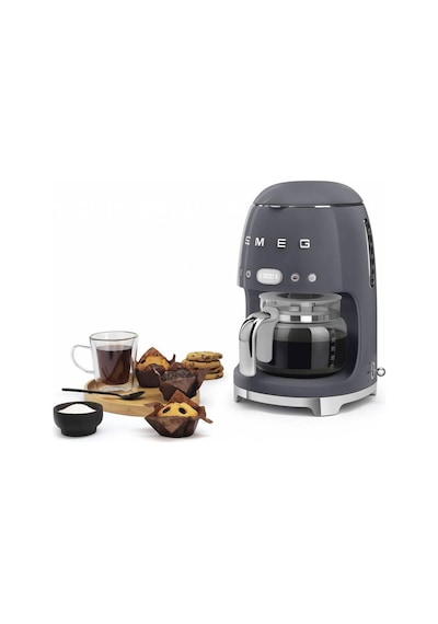 Smeg DCF02 50's Retro Style 1050 W Filtre Kahve Makinesi Gri