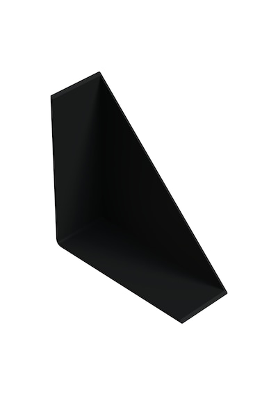 Cateksss 150x55 Mm Köşe Takozu - 15 Li Paket Siyah
