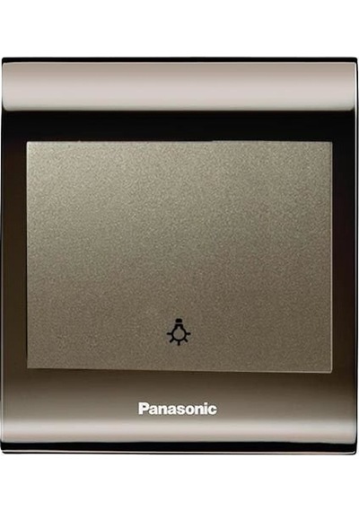 Viko Panasonic Thea Blu Light Anahtar, Çerçeve Una+füme, Kapak Dore