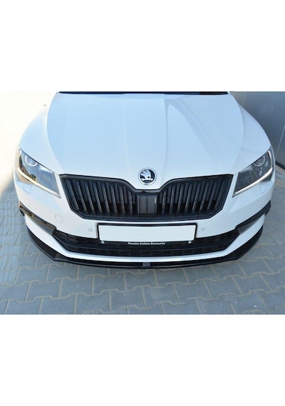 Skoda Superb 2015-2018 Ön Lip (Plastik)