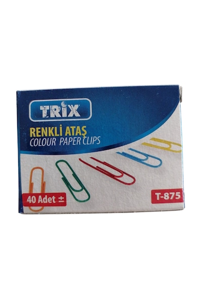 Trix Renkli Ataş 40 Adet X 2 Adet