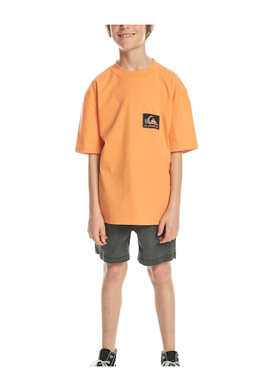 Quiksilver Back Flash Ss Youth Turuncu Turuncu