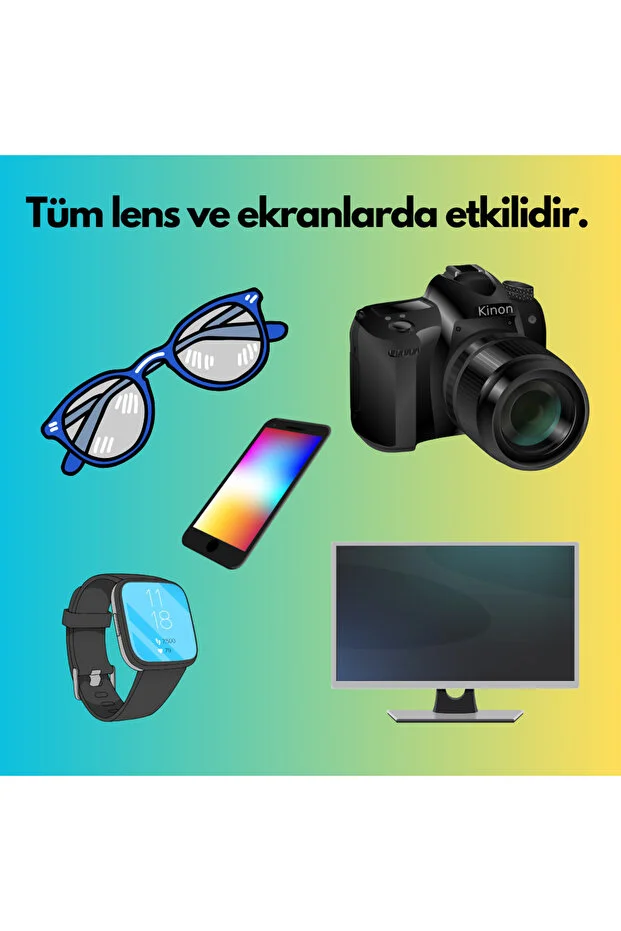 Gözlük Camı Ve Lens Ekran Temizleme Spreyi - 6 Adetlik Paket
