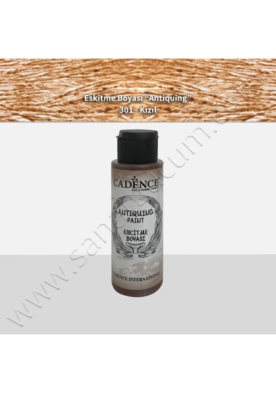 Cadence Eskitme Boyası 70 Ml. 301 Red Brown Kızıl Kahve
