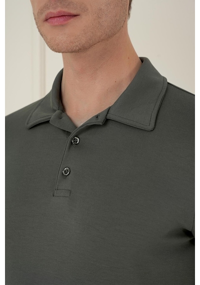 Efor Ts 893 Slim Fit Haki Spor T-shirt Haki