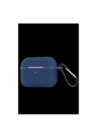 Apple Uyumlu Airpods 4 4.nesil /airpods 5 5.nesil Raven Silikon Kılıf - Lacivert Düz Renkli