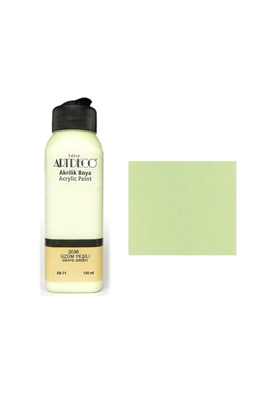 Artdeco Akrilik Boya 140 Ml Üzüm Yeşili Y-070r-3036 Çok Renkli