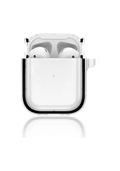 Movenchy Apple Uyumlu Airpods 4 4.nesil Shiny Şeffaf Kılıf Glblseme - 15 - Siyah