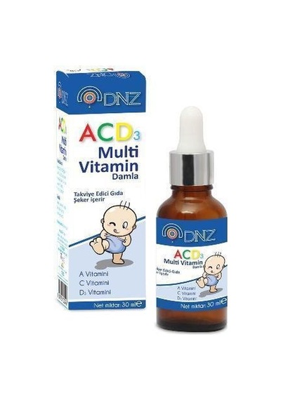 Dnz Acd3 Multivitamin Damla 30 Ml