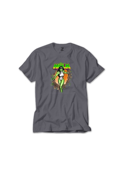 She Hulk Duvar Gri Tişört