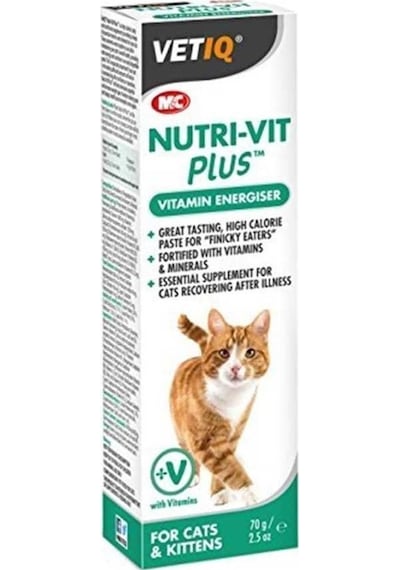 Vetiq Nutri-Vit Plus Kediler İçin Enerji Verici Vitamin 70 G