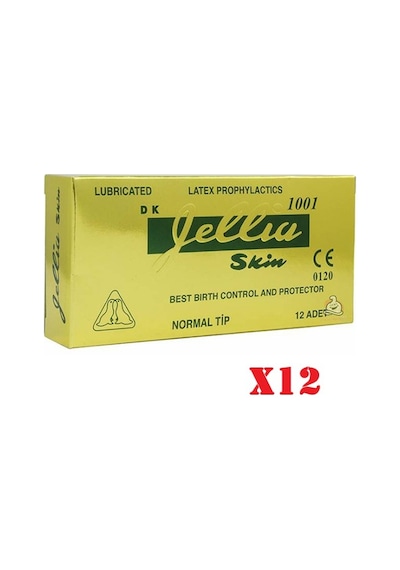 Jellia Skin Normal Tip Prezervatif 12 x 12'li