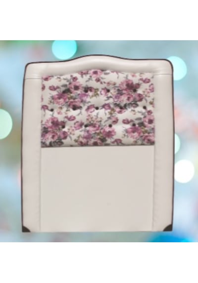 Başlık ALC KARDELEN Model 90 Cm Kapitone Baby Face Pembe Çiçekli Kumaş Döşeme El Yapım