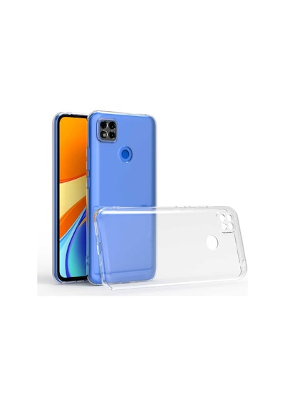 Redmi 9c Kılıf Tchs Kamera Korumalı Süper Silikon Kapak - Renksiz Renksiz