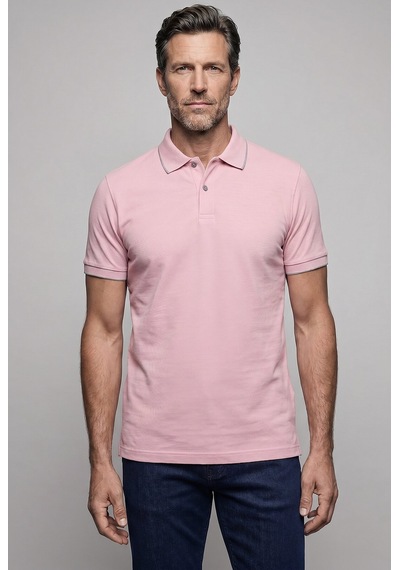 Bisse Pembe Studio Polo Yaka T-shirt Bsts26y26304 C29