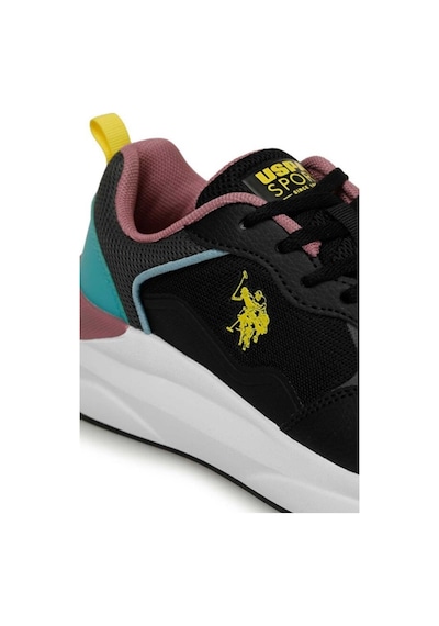 U.s. Polo Assn. Melında 4fx 101501981 Kadın Spor Ayakkabı Siyah Sarı Mavi 36-40 001