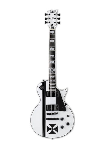 Esp Ltd Lıroncrosssw James Hetfield Iron Cross Snow White Elektro Gitar Emg Jh "het" Set Aktif Manyetikler, Maun Gövde Ve Abanoz Klavye, Tonepros Kilitli Köprü Esp Ltd Lıroncrosssw James Hetfield Iron Cross Snow White Elektro Gitar Emg Jh "het" Set Aktif Manyetikler, Maun Gövde Ve Abanoz Klavye, Tonepros Kilitli Köprü