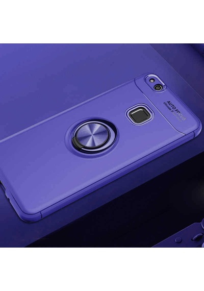 Huawei P10 Lite Kilif Yüzüklü Tam Korumali Silikon Kapak 418746490