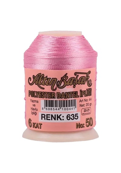 Jenerik 3 Adet Altınbaşak Oya Ve Dantel İpi 20 Gr - Royaleks - No: 635