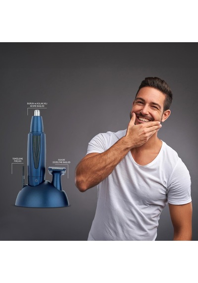 Polosmart Pbs900 Pilli Kişisel Bakım Seti Navy 1 - 2 Saat