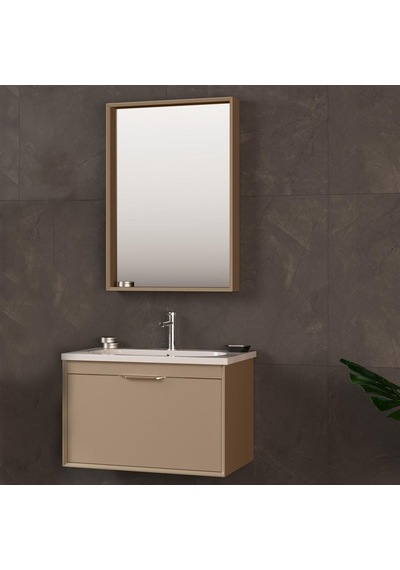 Orka Clay 80 Cm Mdf Sahra Banyo Dolabı Alt Modül Ve Lavabo Çok Renkli Orka Clay 80 Cm Mdf Sahra Banyo Dolabı Alt Modül Ve Lavabo Çok Renkli