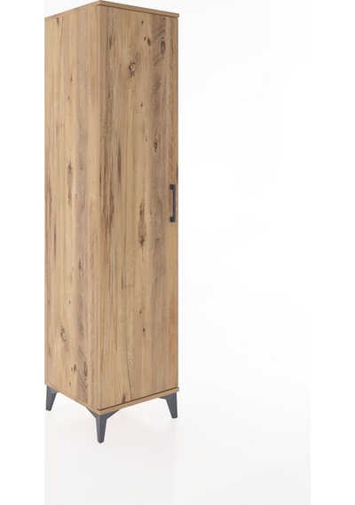 Hyperion Dolap 4 Raflı Tek Kapaklı 44x44x182 Çam-çam Çam